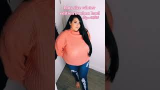 Cute Boohoo Outfits  Plus Size Winter Haul 2021  Size 2426  Tiktok Fashion [upl. by Idrahs]