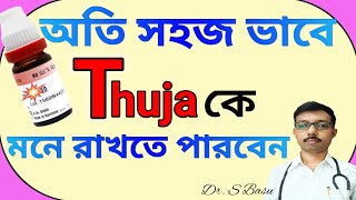 THUJA OCCIDENTALIS 200ch Homeopathic Medicine Symptoms Uses amp Benefits  Dr S Basu [upl. by Etteb323]