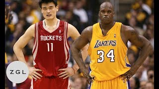 Yao Ming Defensive Highlights Compilation [upl. by Nwahsud]