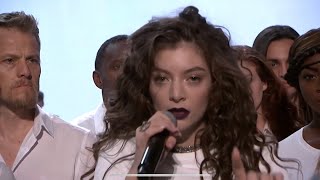 Lorde – Yellow Flicker Beat Live at the American Music Awards 2014 1080p HD [upl. by Nonnah617]