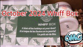 Scentsy October 2024 Whiff Box [upl. by Sidnac]