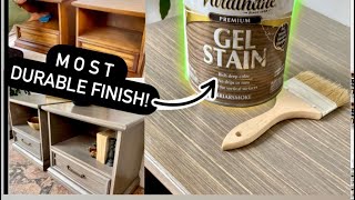 GEL STAIN OVER PAINT ☑️ WORKS ON ANY SURFACE [upl. by Airotkiv]