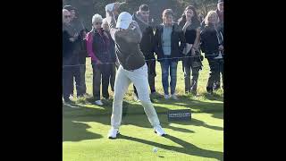 Teeing Off to Gunshots WorldClass Golfers Unfazed by the Noise Rory McIlroy  others 2024 [upl. by Denise]