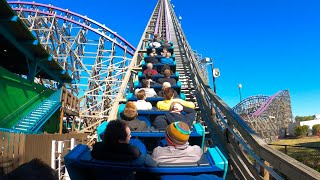 IRON GWAZI Back Row Ride POV  Busch Gardens Tampa [upl. by Aram620]