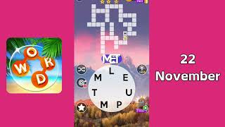 Wordscapes Daily Puzzle Answers November 22 2024 [upl. by Enimisaj]