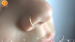 DIY Nose Ring Without Piercing Your Nose [upl. by Maite]