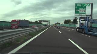 Italy  ItalienAutostrada A4 Richtung Milano  A22 Richtung Bolzano [upl. by Cupo]