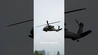 Blackhawk rolling in the sky soulofscalerc rcminiscale helicopterrc rchelicopter drone [upl. by Kinzer]