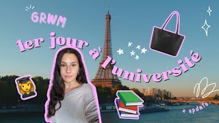 GRWM prérentrée universitaire  update [upl. by Dehlia]