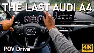 The Last Audi A4 with combustion engine POV Drive 2024 [upl. by Conan540]