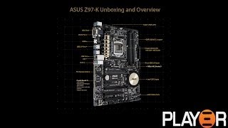 ASUS Z97K Unboxing and Overview [upl. by Nwotna]