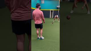 Fun drill for reaction and arm action Throw a football more often 🫡 baseball softball fyp [upl. by Jacky]