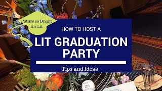 How to Host a Lit Graduation Party featuring Dollar Tree Couture Decor [upl. by Teador695]