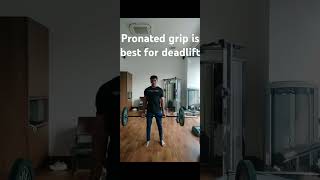 Pronated grip is best for deadlift [upl. by Rahm639]