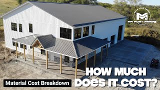 Barndominium Material Cost  Full Timelapse  80 x 56 x 19  The Barndo Build [upl. by Anitnerolf]