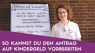 Antrag auf Kindergeld vorbereiten  das kannst du vor der Geburt tun [upl. by Conant]