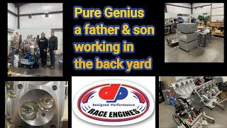 DBG Father And Son Working In The Back Yard Making Billet Ford Big Blocks And Cylinder Heads [upl. by Llertram]