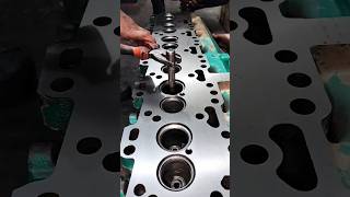 How to Cylinder Head Valve Seat Cutting Work [upl. by Noremmac]