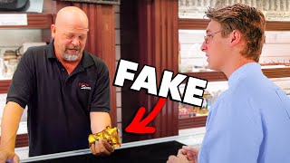 I Tricked Pawn Stars with a FAKE 2M Item [upl. by Anavlys212]