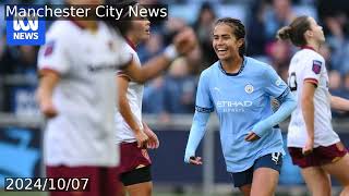 Fowler scores for Machester City in Womens Super League as another Matilda rues a golden missed cha [upl. by Anaile]