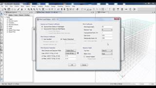 ETABSDefine Load Patterns and Load Combinations [upl. by Llenil493]