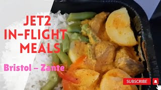 Jet2 Inflight Meals Bristol to Zante  September 2022 [upl. by Orella]