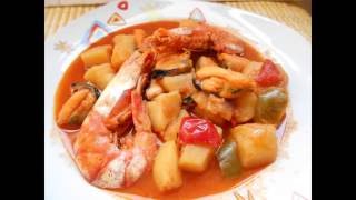 GUISO DE PATATAS CON MEJILLONES Y GAMBONES [upl. by Irv]