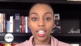 Renee Montgomery on why shes sitting out the 2020 WNBA season  2020 ESPYS PreShow [upl. by Eyanaj]