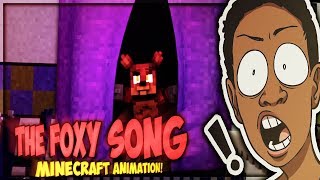 HUMMING FROM PIRATE COVE  quotTHE FOXY SONGquot MINECRAFT REACTION [upl. by Netsua]