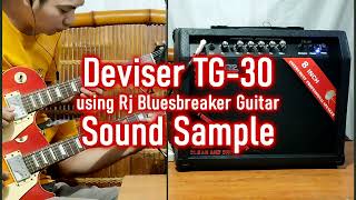 Deviser TG30 Sound Sample using Rj Bluesbreaker Les Paul Guitar [upl. by Mullane]