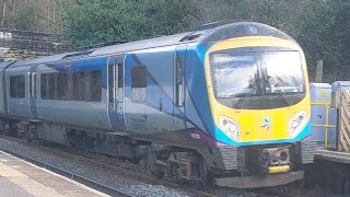 Transpennine Express going through Grindleford Station [upl. by Eyla349]