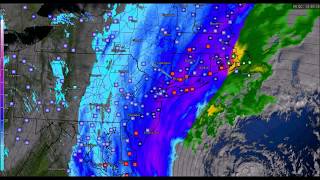 Blizzard Weather Maps amp Loops January 2018 [upl. by Matelda569]