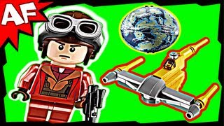 NABOO Starfighter amp Planet 9674 Lego Star Wars Animated Building Review [upl. by Rubliw]