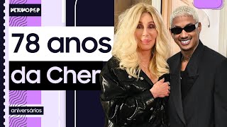 Cher faz 78 anos Deusa do Pop celebra com namorado show em Cannes e carreira a todo vapor [upl. by Cigam515]