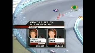 Indycar series 2005 1° Etapa Miami Indy 300  homestead Band [upl. by Fawn]