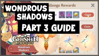 Wondrous Shadows Part 3 Lantern Riddle Puzzle guide Genshin Impact [upl. by Ilrak745]