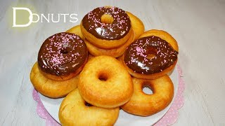 Receta fácil DONAS esponjosas ROSQUILLAS [upl. by Nailluj]