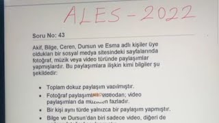 YELDA ÜNAL ALES 2022 SÖZEL MANTIK SORU ÇÖZÜMÜ YELDA ÜNAL İNSTAGRAM CANLI YAYIN kpss2022 ales2022 [upl. by Guido]