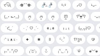 how to get cute amp unique emoticon keyboard ₍ᐢ ̫ ᐢ₎ [upl. by Funch]