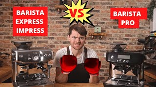 Sage Breville Barista Express Impress Vs Barista Pro [upl. by Twila]