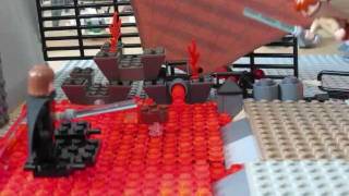 Lego Star Wars anakin Vs Obi Wan Ep 3 [upl. by Codee]