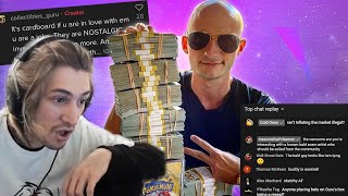 xQc Reacts to Logan Pauls quotExpertquot amp The Biggest Scam In Pokemon History  The Collectibles Guru [upl. by Nimesay]