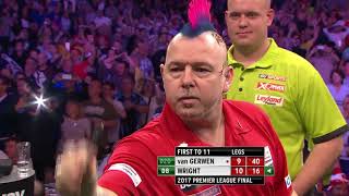 Wright v Van Gerwen  Premier League Final 2017 [upl. by Gaul]