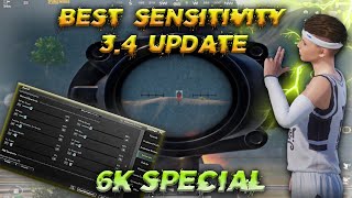 34 Update Sensitivity PUBG Mobile Gameloop Emulator 2024 ✅  Normal Mouse Zero Recoil [upl. by Dawkins401]