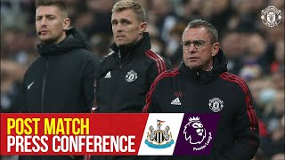 Post Match Press Conference  Ralf Rangnick  Newcastle 11 Manchester United  Premier League [upl. by Desdamona]