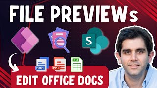 Power Apps 📂 Preview SharePoint Files  ✏️ Edit Office Documents [upl. by Katine]