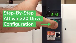 Altivar 320 Drive Configuration HMI Dial Speed Control Tutorial  Schneider Electric Support [upl. by Langan]