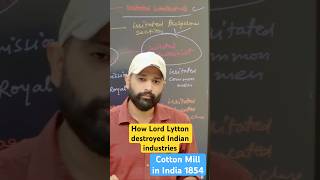 How Lytton destroyed Indian industries upsc trending mahabharat krishna ias motivation shorts [upl. by Earas]