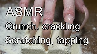 ASMR ear nail sound crackling scratching tapping amp FUNNY CAT [upl. by Shir]