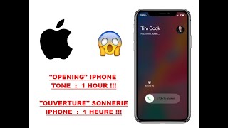 4K  1 HOUR VERSION 😱 ORIGINAL IPHONE quotOPENINGquot RINGTONE  1 HEURE SONNERIE IPHONE OUVERTURE [upl. by Akinet]